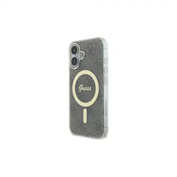 Guess GUHMP16SH4STW iPhone 16 6,1 Hardcase IML 4G MagSafe brun