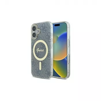 Guess GUHMP16SH4STB iPhone 16 6,1 Hardcase IML 4G MagSafe blå