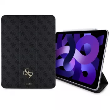 Guess GUFC13RM24PS4SGK iPad Air 13 M2 2024 / M3 2025 / M4 2026 svart magnetiskt 4G Big Logo folio-skal