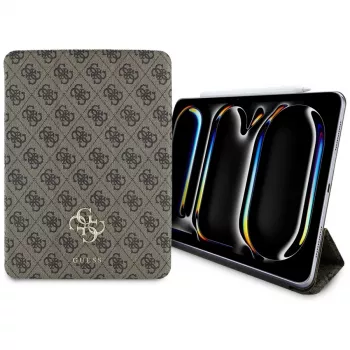 Guess GUFC11PM24PS4SGW iPad Pro 11 M4 2024 / M5 2025 brunt magnetiskt 4G Big Logo folio-skal