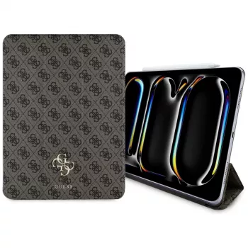 Guess GUFC13PM24PS4SGW iPad Pro 13 M4 2024 / M5 2025 brunt magnetiskt 4G Big Logo folio-skal