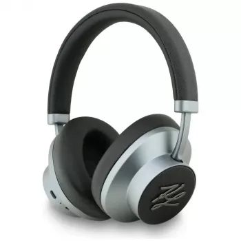 KARL LAGERFELD Grained Initials Bluetooth ANC Over-Ear-hörlurar svart