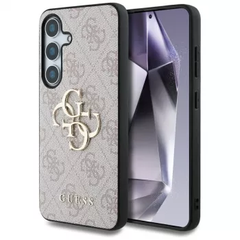 Guess Big 4G Logo Classic Logo-skal för Samsung Galaxy S25+ (rosa)