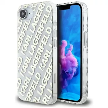 Karl Lagerfeld IML Repeat Logo-skal för iPhone 16e / 17e guld