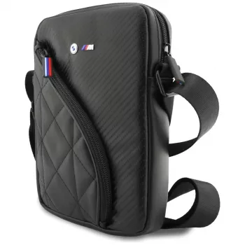 BMW Carbon Pockets & Metal Logo 8 svart smartphonefodral