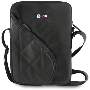 BMW Carbon Pockets & Metal Logo-skal svart för iPhone X/XS