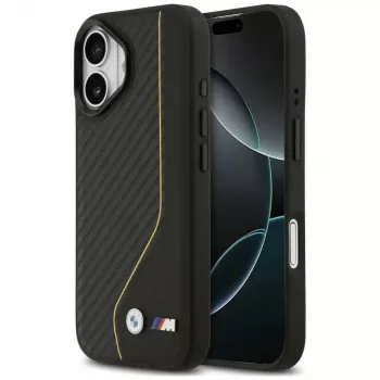 BMW M Carbon Line & Logo MagSafe-skal för iPhone 17 gul