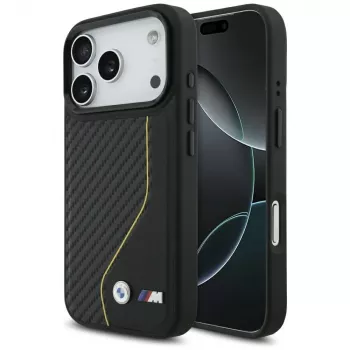 BMW M Carbon Line & Logo MagSafe-skal för iPhone 17 Pro gul