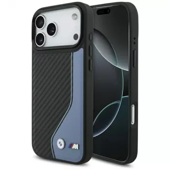 BMW M Carbon Logo MagSafe-skal för iPhone 17 Pro Max blå