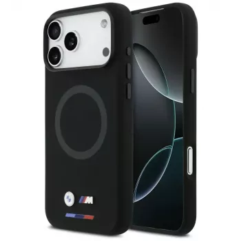 BMW M Silicon Logo MagSafe-skal för iPhone 17 Pro Max svart