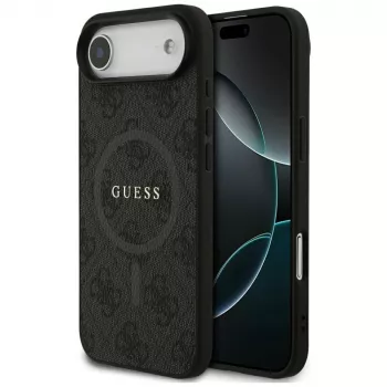 Guess 4G Ring Classic Logo MagSafe-skal för iPhone Air, svart