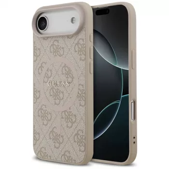 Guess 4G Ring Classic Logo MagSafe-skal för iPhone Air rosa