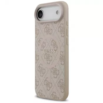 Guess 4G Ring Classic Logo MagSafe-skal för iPhone Air rosa