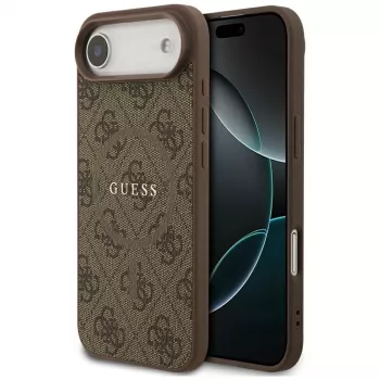 Guess 4G Ring Classic Logo MagSafe-skal för iPhone Air – brun