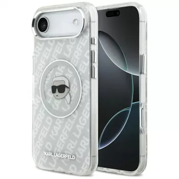 KARL LAGERFELD IML Karl Head Logo MagSafe-skal för iPhone Air – grå