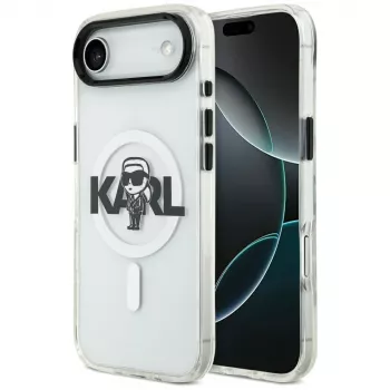 Karl Lagerfeld IML Karl Sketch Logo MagSafe-skal för iPhone Air, transparent