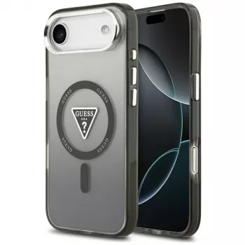 Guess IML Gradient Triangle Logo MagSafe-skal för iPhone Air svart