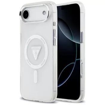 Guess IML Gradient Triangle Logo MagSafe-skal för iPhone Air transparent