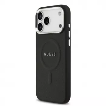 Guess Classic Logo MagSafe-skal för iPhone 17 Pro Max svart