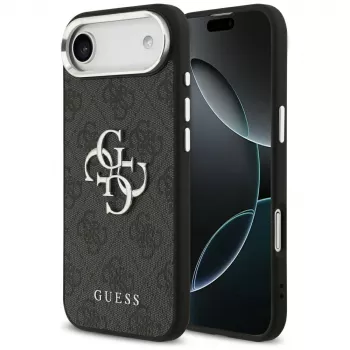 Guess 4G Big 4G Classic Logo-väska för iPhone Air – svart/silver