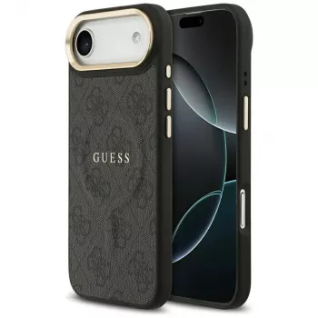 Guess 4G PU Classic Logo MagSafe-väska för iPhone Air svart