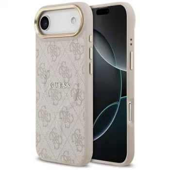 Guess 4G PU Classic Logo MagSafe-skal för iPhone Air rosa