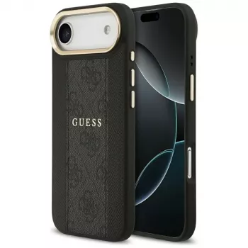 Guess 4G Stripe MagSafe-skal för iPhone Air, svart