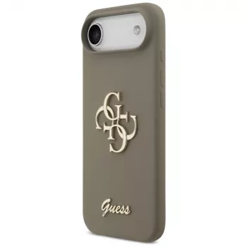 Guess Silicone Big 4G Script-skal för iPhone Air brun