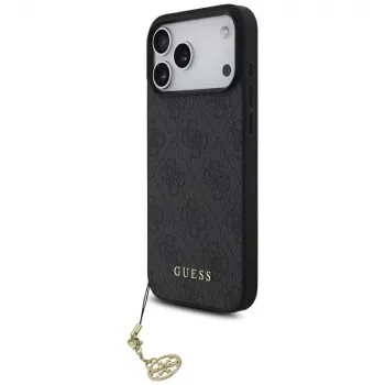 Guess 4G Charms Collection MagSafe-skal för iPhone 17 Pro Max svart