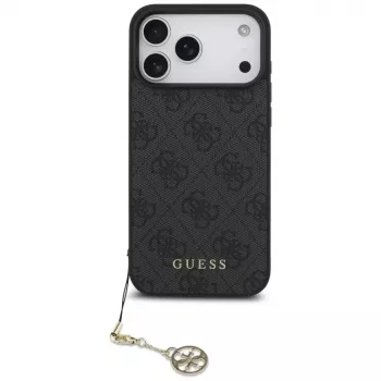 Guess 4G Charms Collection MagSafe-skal för iPhone 17 Pro Max svart