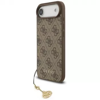 Guess 4G Charms Collection MagSafe-skal för iPhone 13 Pro Max (brun)