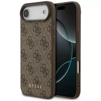 Guess 4G Classic bakstycke för Apple iPhone 13 Pro Max, brun