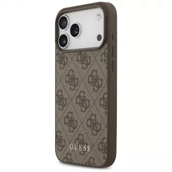 Guess 4G Classic baksideskal för Apple iPhone 17 Pro Max – brunt