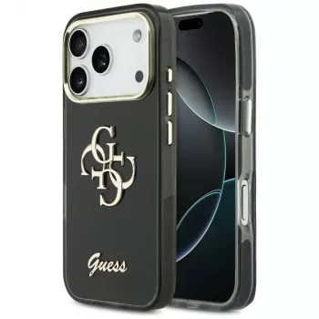 Guess IML 4G Script Metal Case för Apple iPhone 17 Pro svart