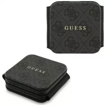 Guess 4G Wireless Charger – MagSafe 3-i-1 induktionsladdare för iPhone, AirPods och Apple Watch 15W (svart)