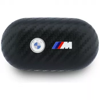 BMW Bluetooth TWS-hörlurar Carbon Metal Logo ENC svart