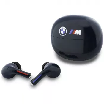 BMW Bluetooth TWS-hörlurar navy med tryckt logotyp