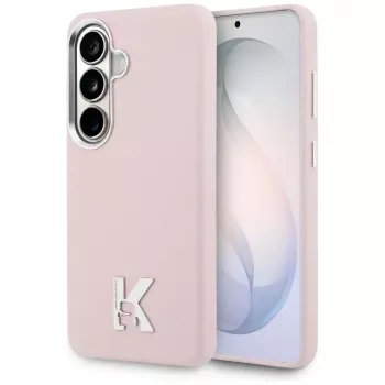 Karl Lagerfeld K Metal Logo MagSafe-skal för Samsung Galaxy S26, rosa