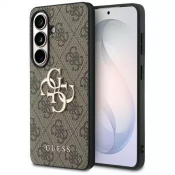 Guess 4G Big Metal Logo-skal för Samsung Galaxy S26 (brun)