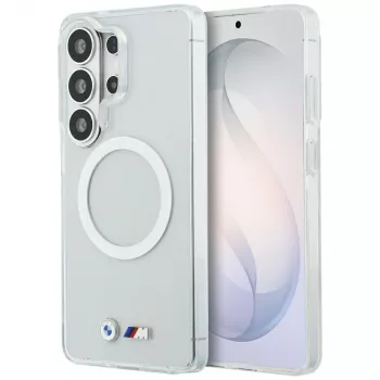 BMW IML Shockproof Metal Logo MagSafe-skal för Samsung Galaxy S26 Ultra transparent