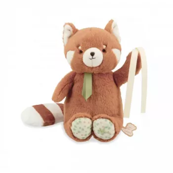 Kaloo Petit Songe röd panda musikkramdjur 20 cm presentask