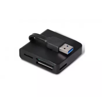 EXERTIS CONNECT USB 3.0 kortläsare kompakt kortläsare för minneskort och SIM-kort (730985)