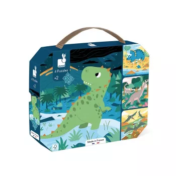 Janod progressivt pussel Dinosaurier J02541