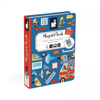 Janod Magnetibook Brandkår magnetiskt kreativt spelset