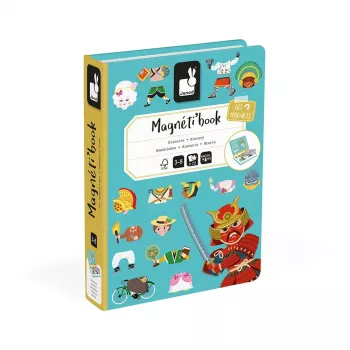 Janod Magnetibook Historia – magnetisk leksak för barn 3–8 år