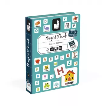 Janod Magnetibook Alfabetet magnetiskt inlärningsspel