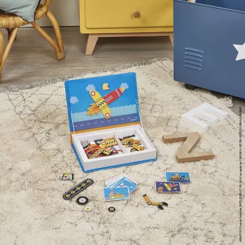Janod Magnetibook Fordon magnetisk aktivitetsbok