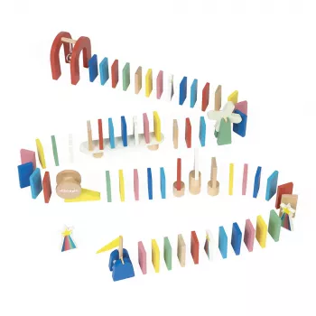 Janod domino hinderbana 100 delar 3+