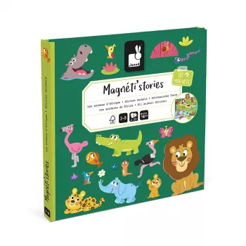 Janod Magneti'stories African Animals magnetisk sagolåda