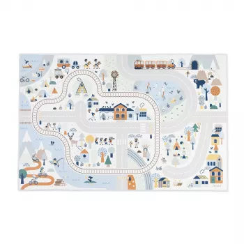 Janod Cross Roads Berg spelmatta med väg